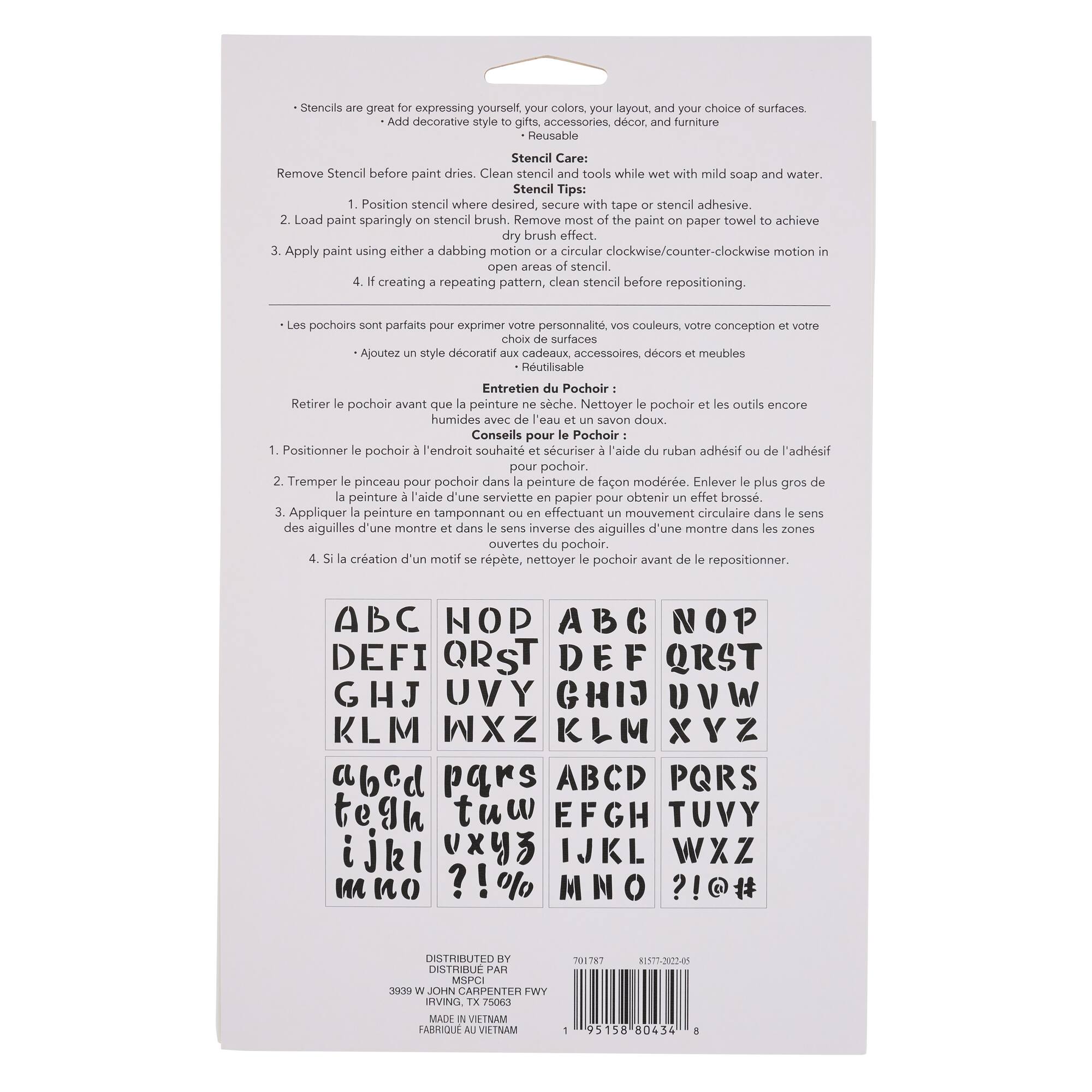 1.5" Handletter Alphabet Stencils by Craft Smart®